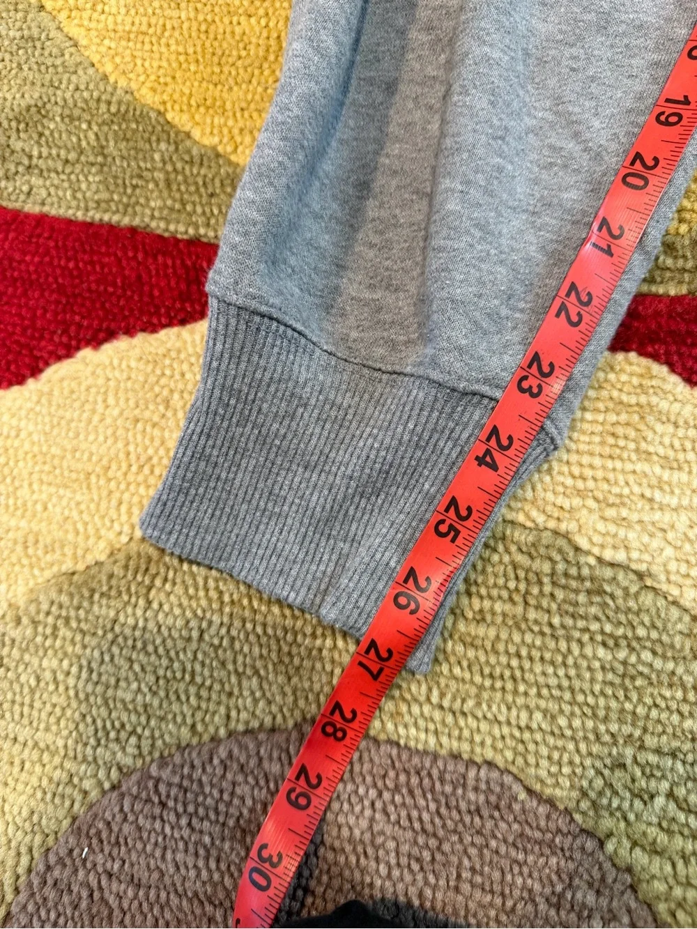 Aerie Grey Knit Sweatpants Joggers Jogger Pants Drawstring Pockets Size Medium